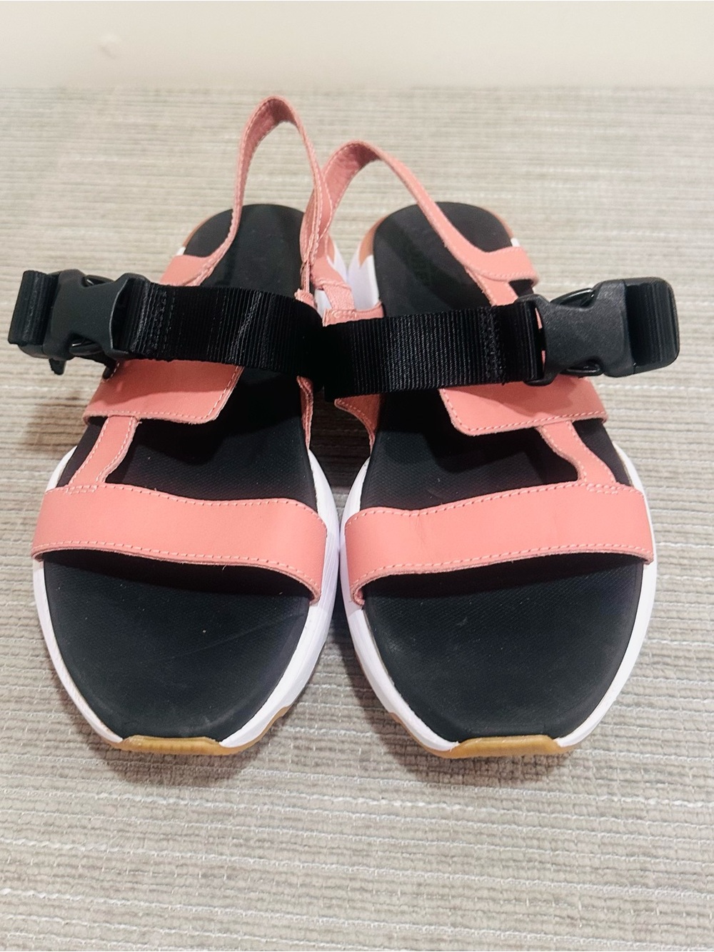 Sorel Women's Kinetic Impact Comfort Strappy Sandals Pink/Black Size 9 - Picture 4 of 10